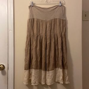 Beige skirt